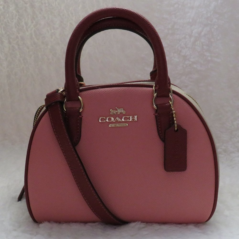 Coach Colorblock Sydney Satchel (Candy Pink)